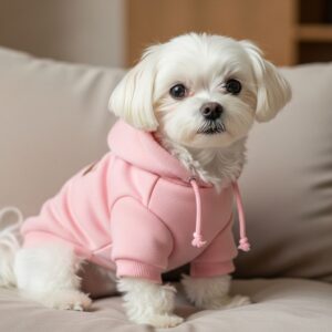 Pink Puppy Hoodie (Soft Fleece) – Warm & Comfortable Outfit