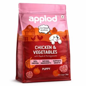 Applod Puppy Dog Food (Chicken & Vegetables) – 3kg