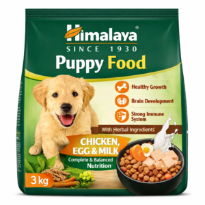 Himalaya Healthy Pet Food for Puppies (Chicken, Egg & Milk) – 3kg