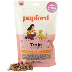 Pupford Freeze-Dried Training Treats (Chicken) – 4 oz (475+ Bites)