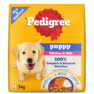 Pedigree Puppy Dog Food (Chicken & Milk) – 3kg